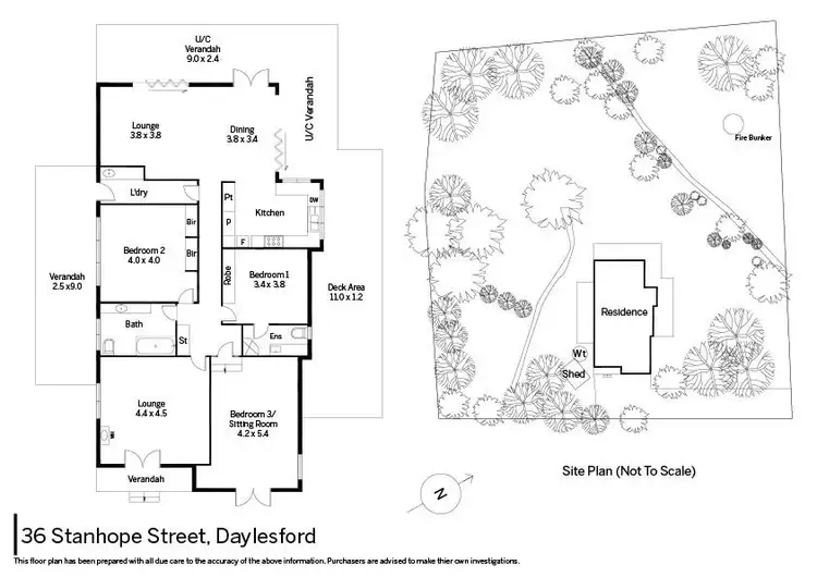 Floorplan of Homely house listing, 36 Stanhope Street, Daylesford VIC 3460