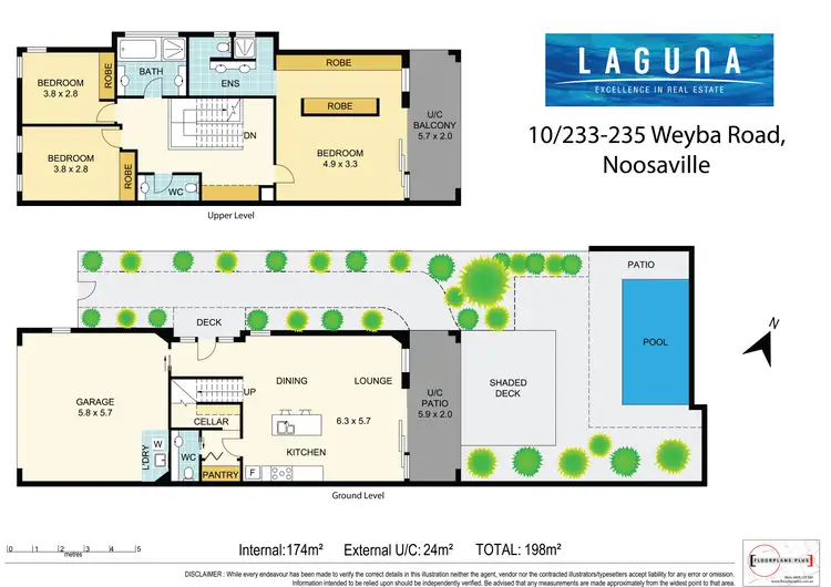 Floorplan of Homely unit listing, 10/233-235 Weyba Road, Noosaville QLD 4566