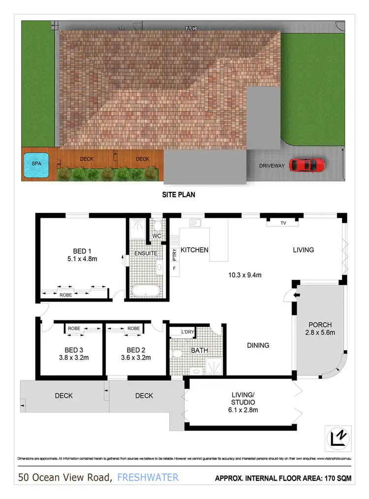 Floorplan of Homely house listing, 50 Ocean View Road, Freshwater NSW 2096