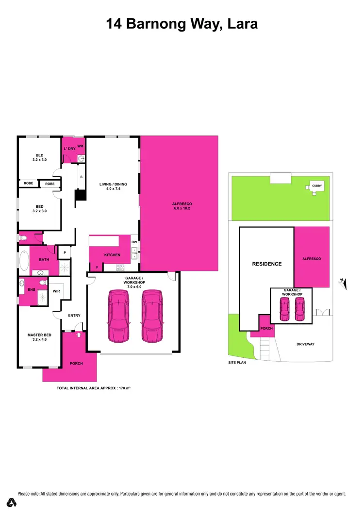Floorplan of Homely house listing, 14 Barnong Way, Lara VIC 3212