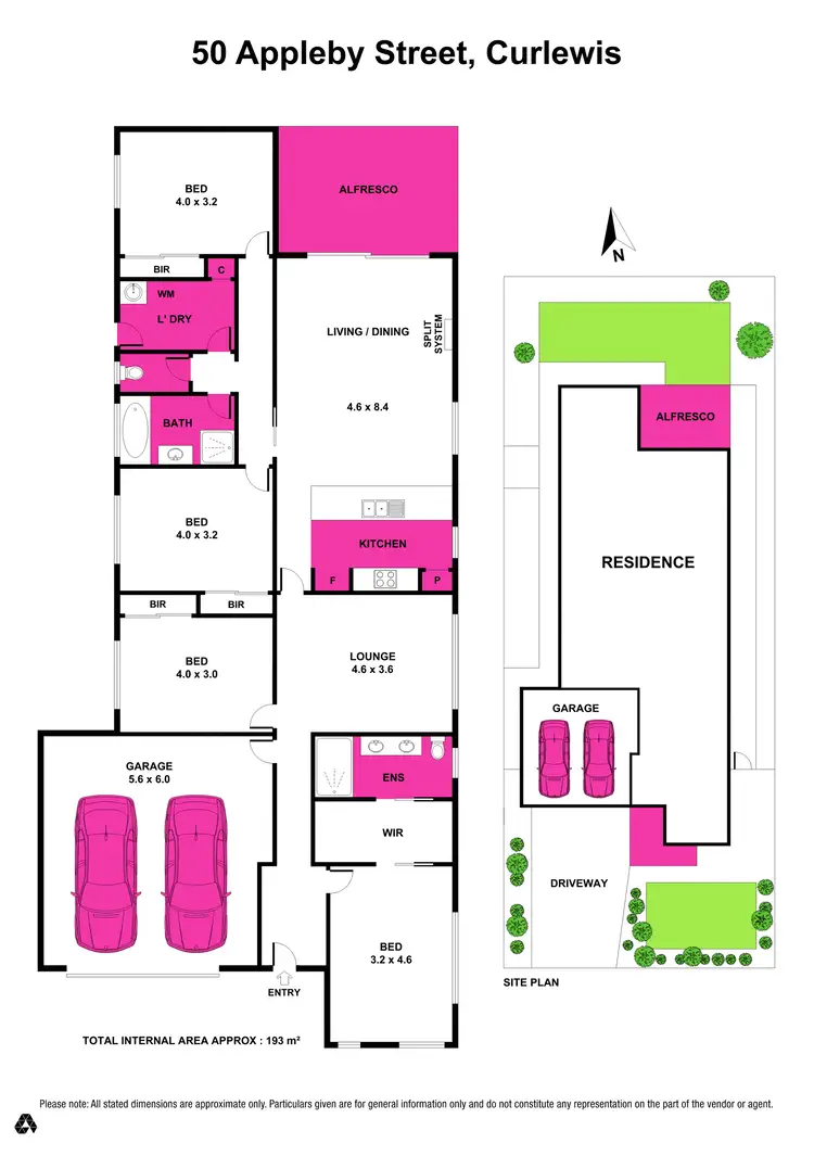 Floorplan of Homely house listing, 50 Appleby Street, Curlewis VIC 3222