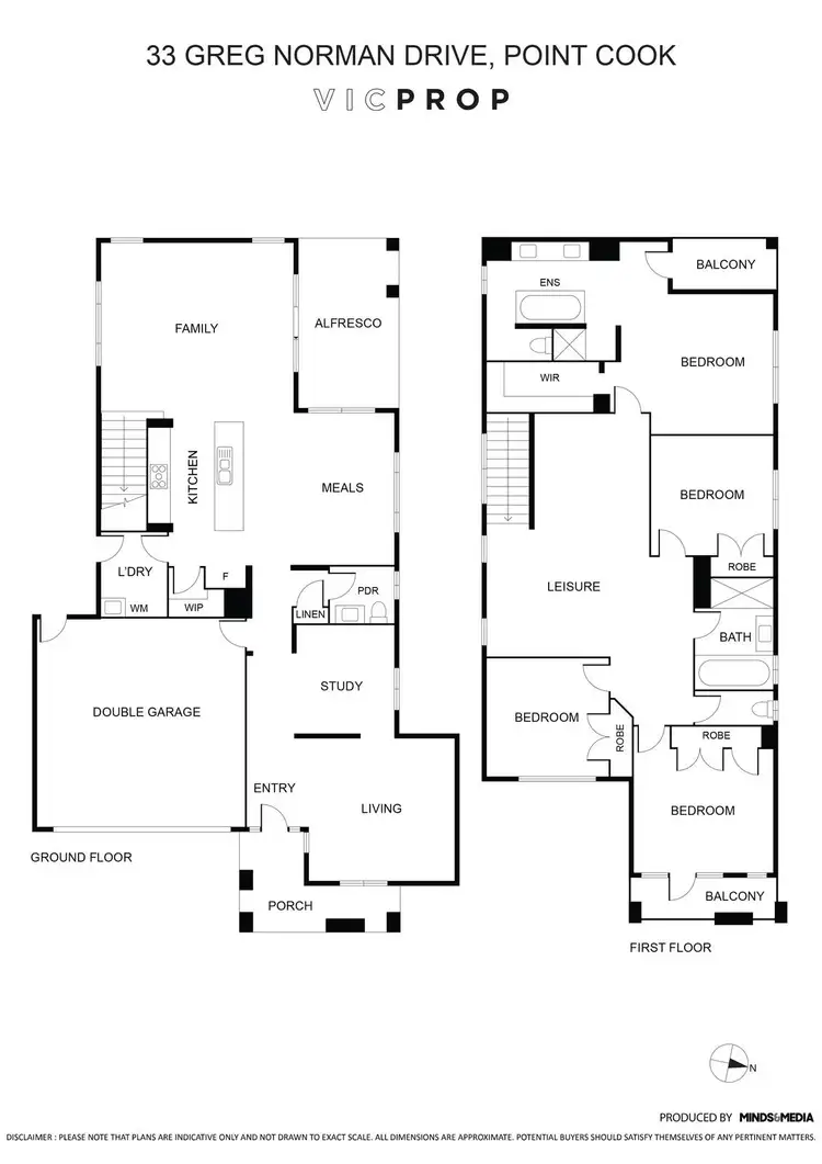 Floorplan of Homely house listing, 33/1 Greg Norman Drive, Sanctuary Lakes VIC 3030