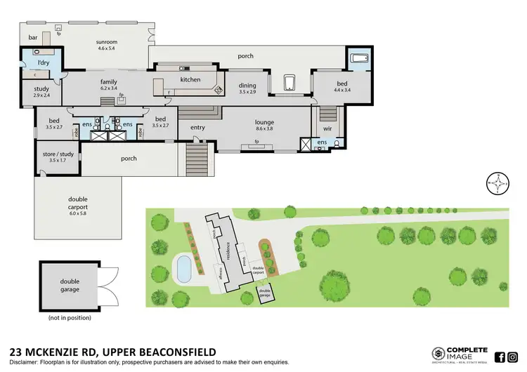Floorplan of Homely house listing, 23 McKenzie Road, Beaconsfield Upper VIC 3808