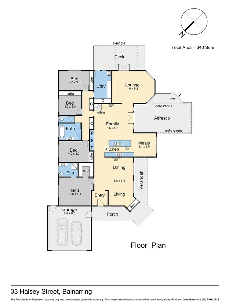 Floorplan of Homely house listing, 33 Halsey Street, Balnarring VIC 3926