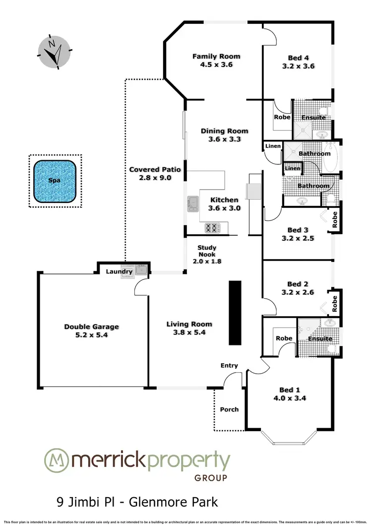 Floorplan of Homely house listing, 9 Jimbi Place, Glenmore Park NSW 2745