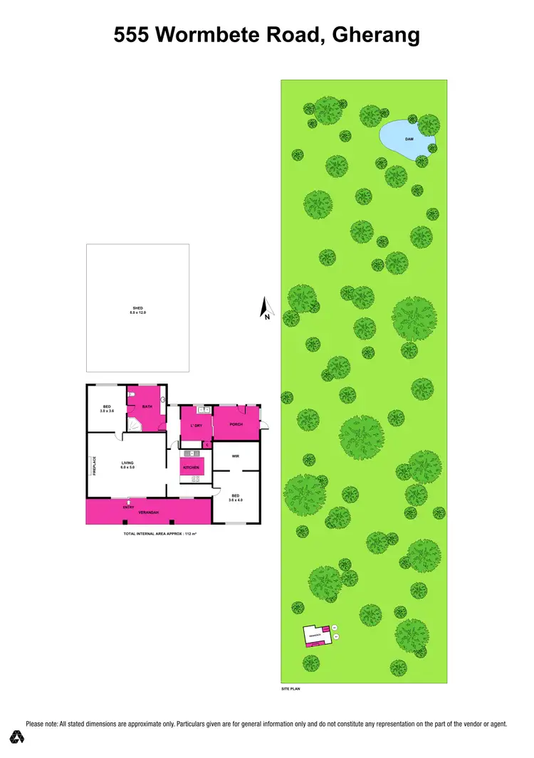 Floorplan of Homely rural property listing, 555 Wormbete Station Road, Gherang VIC 3240
