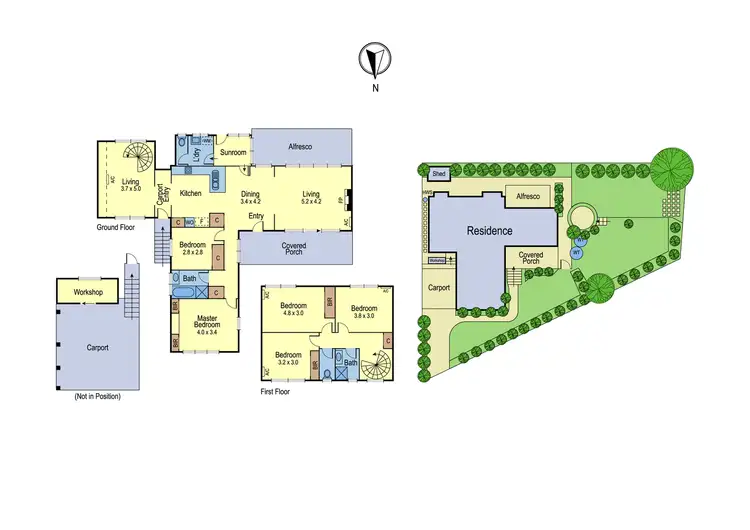 Floorplan of Homely house listing, 44-46 Broad Gully Road, Diamond Creek VIC 3089