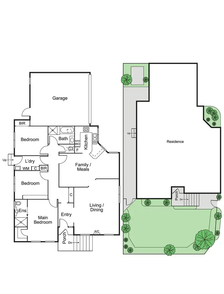 Floorplan of Homely unit listing, 1/438 Hawthorn Road, Caulfield South VIC 3162