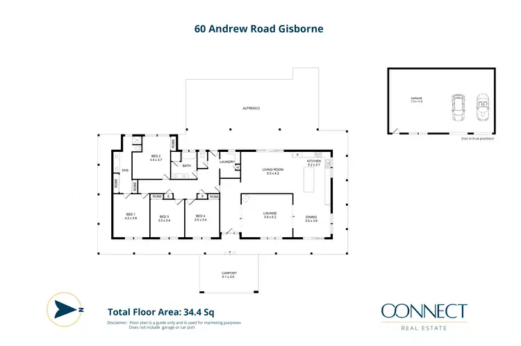 Floorplan of Homely rural property listing, 60 Andrew Road, Gisborne VIC 3437