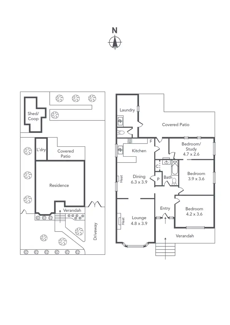 Floorplan of Homely house listing, 18 Woolley Street, Essendon VIC 3040