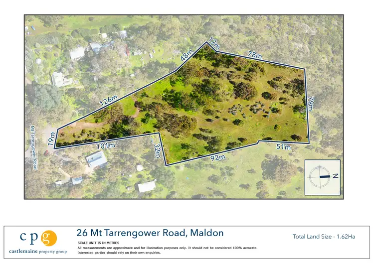 Floorplan of Homely land listing, 26 Mt Tarrengower Road, Maldon VIC 3463