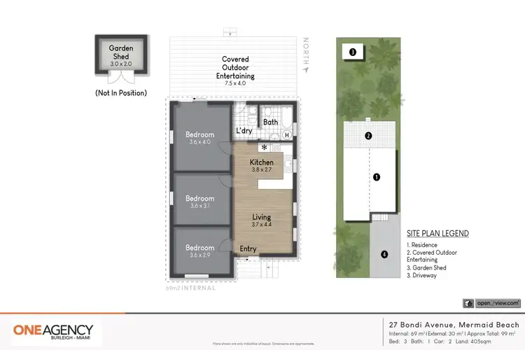 Floorplan of Homely house listing, 27 Bondi Avenue, Mermaid Beach QLD 4218