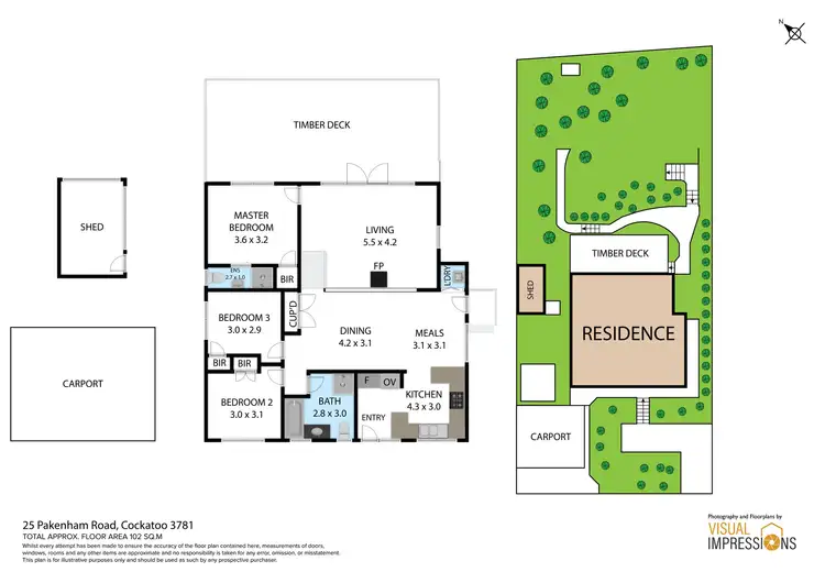 Floorplan of Homely house listing, 25 Pakenham Road, Cockatoo VIC 3781