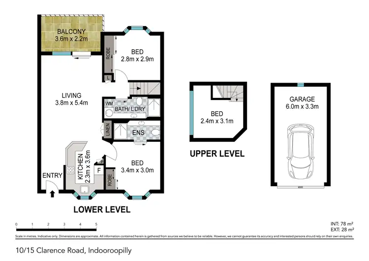Floorplan of Homely unit listing, 10/15 Clarence Road, Indooroopilly QLD 4068