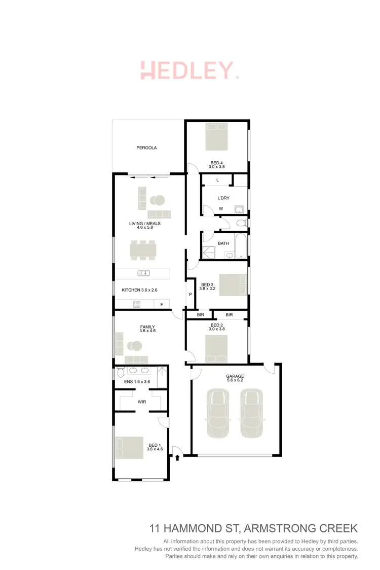 Floorplan of Homely house listing, 11 Hammond Street, Armstrong Creek VIC 3217