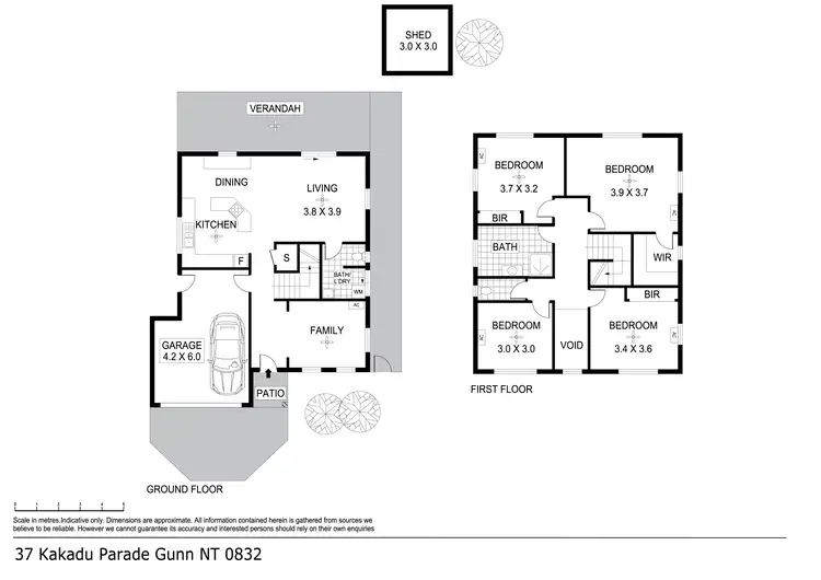 Floorplan of Homely house listing, 37 Kakadu Parade, Gunn NT 832