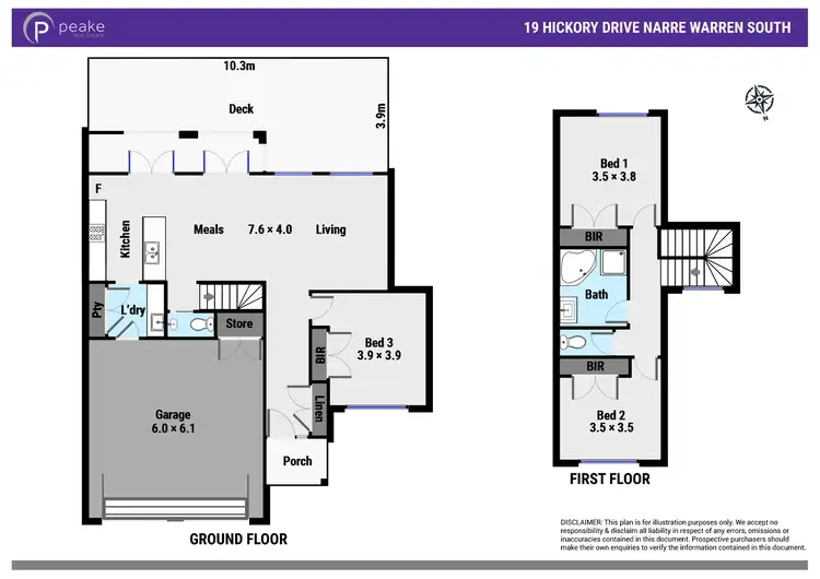 Floorplan of Homely house listing, 19 Hickory Drive, Narre Warren South VIC 3805