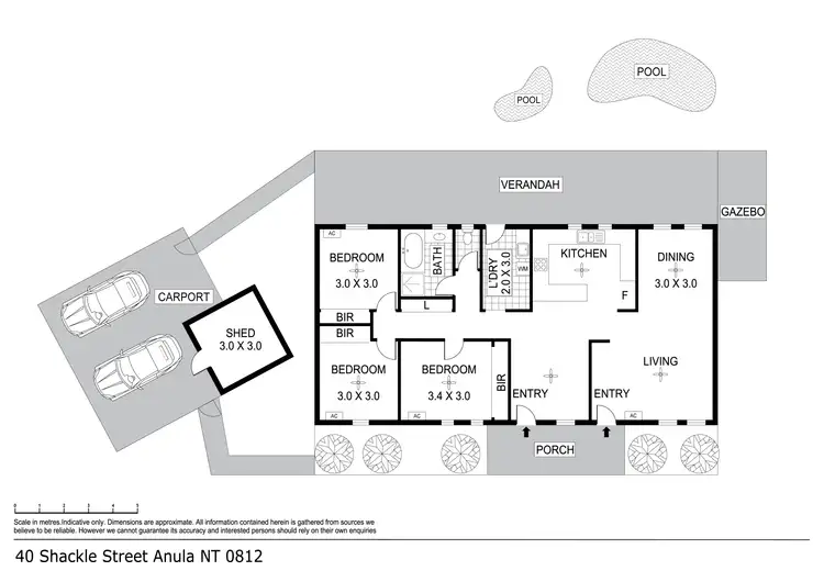 Floorplan of Homely house listing, 40 Shackle Street, Anula NT 812