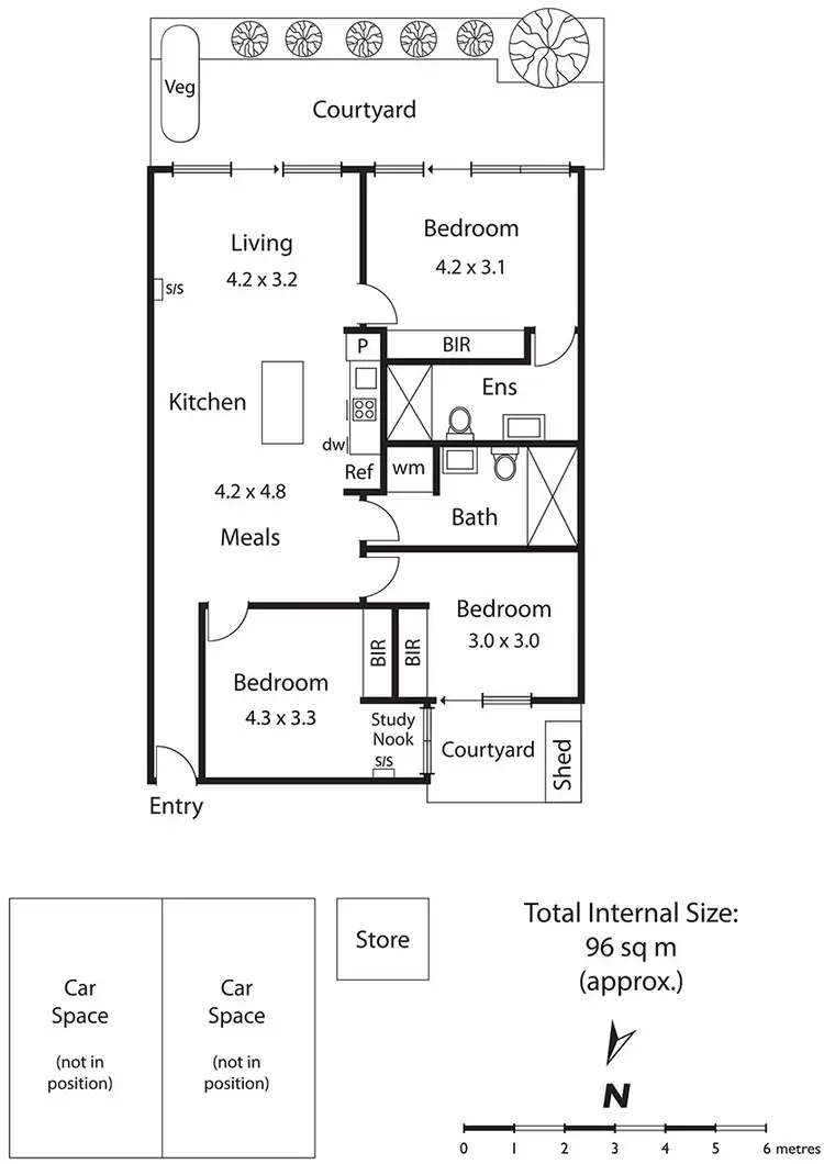Floorplan of Homely apartment listing, G06/2 Kingsley Street, Elwood VIC 3184