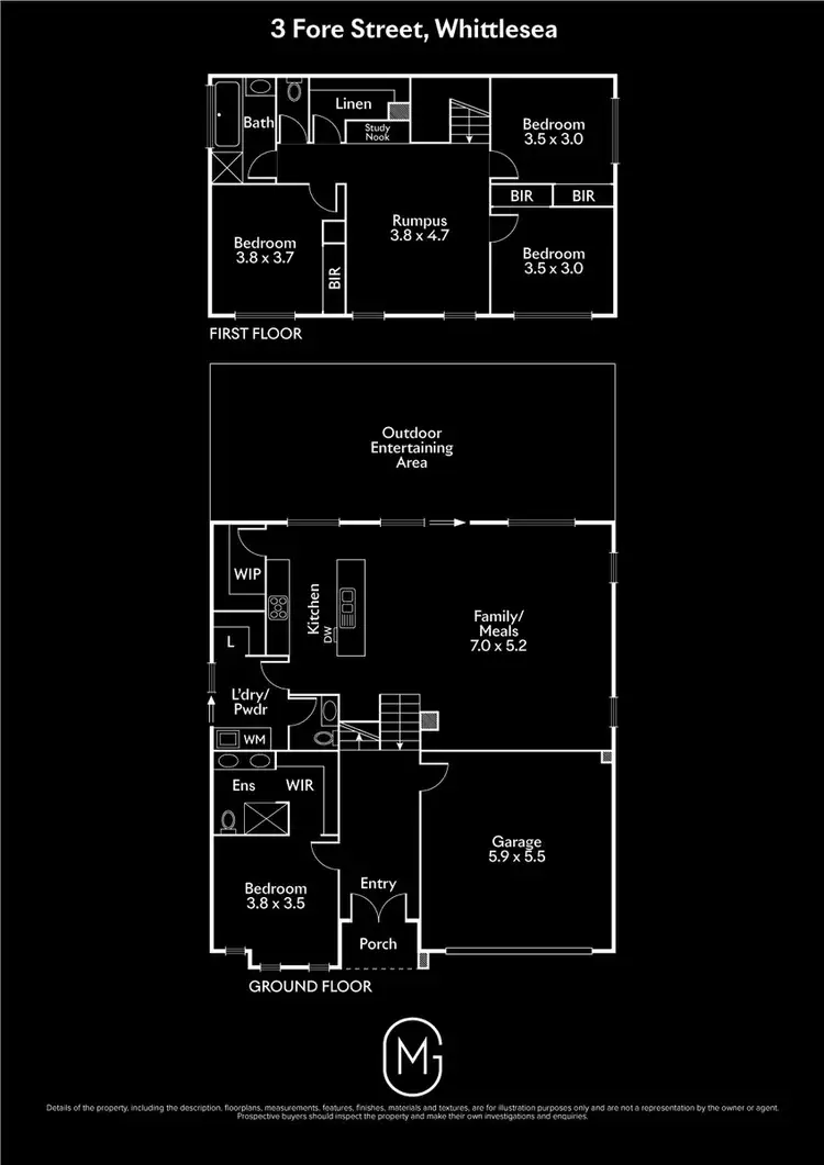 Floorplan of Homely house listing, 3 Fore Street, Whittlesea VIC 3757