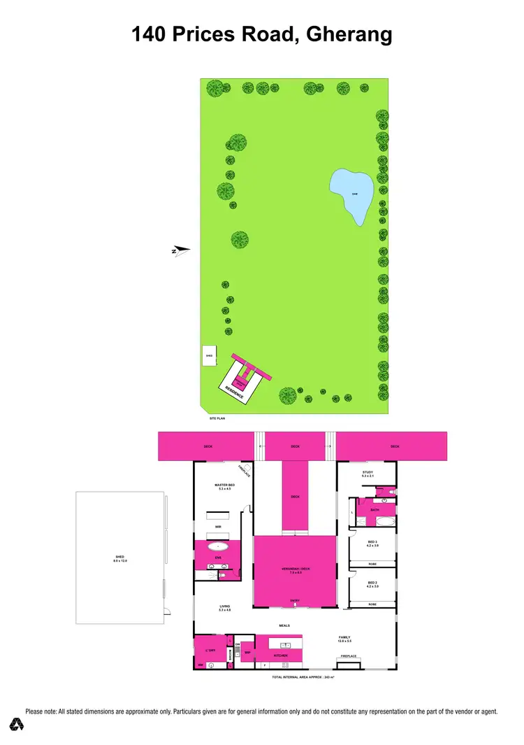 Floorplan of Homely rural property listing, 140 Prices Road, Gherang VIC 3240