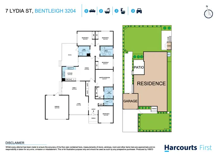 Floorplan of Homely house listing, 7 Lydia Street, Bentleigh VIC 3204