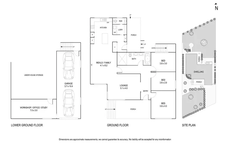 Floorplan of Homely house listing, 5 Apex Crescent, Bulleen VIC 3105
