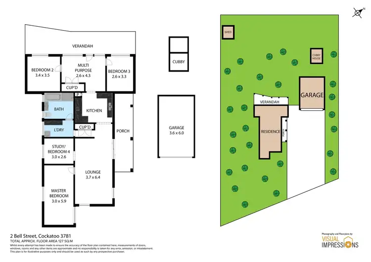 Floorplan of Homely house listing, 2 Bell Street, Cockatoo VIC 3781