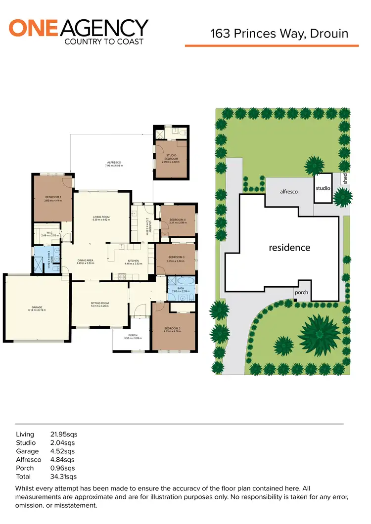 Floorplan of Homely house listing, 163 Princes Way, Drouin VIC 3818