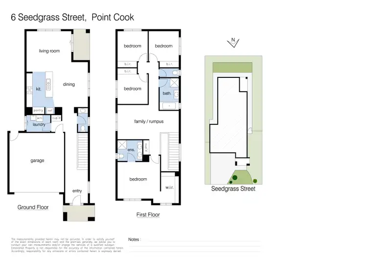 Floorplan of Homely house listing, 6 Seedgrass Street, Point Cook VIC 3030