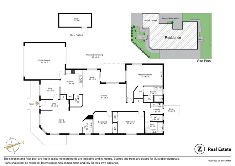 Floorplan of Homely house listing, 36 Miles Franklin Boulevard, Point Cook VIC 3030