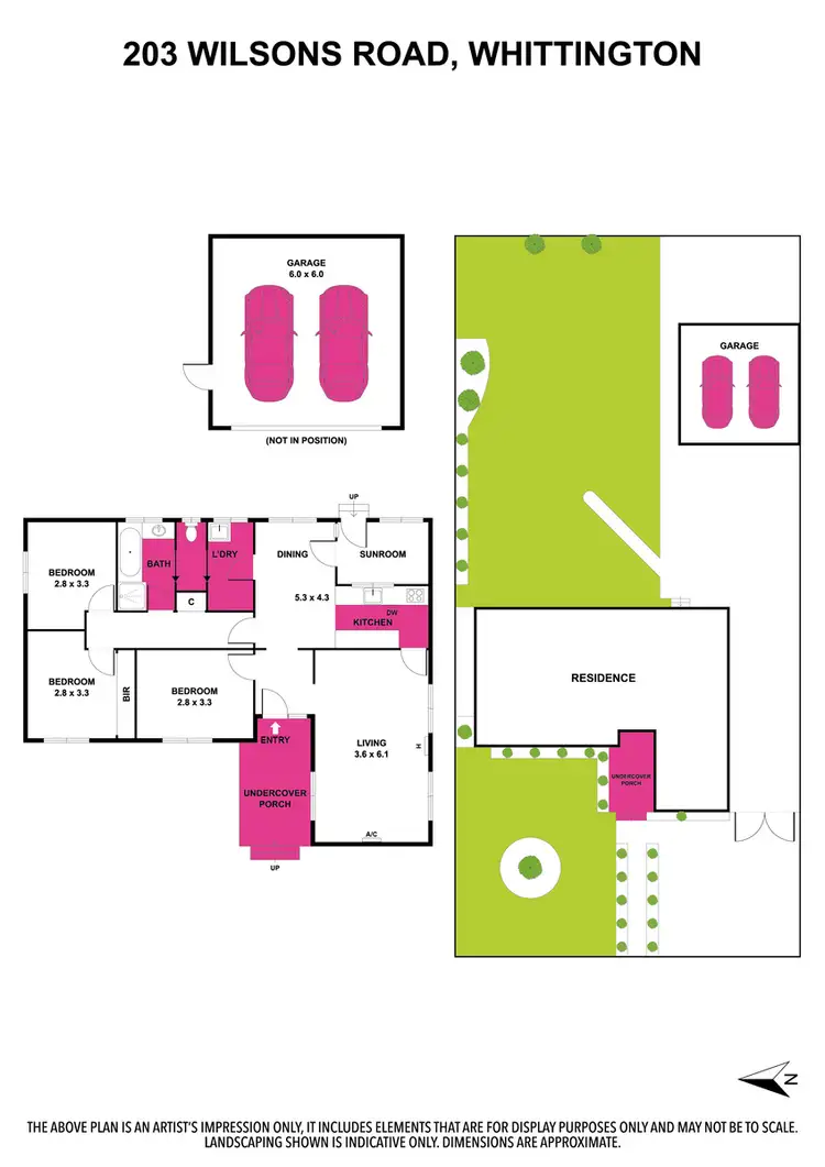Floorplan of Homely house listing, 6 Wilsons Road, Whittington VIC 3219