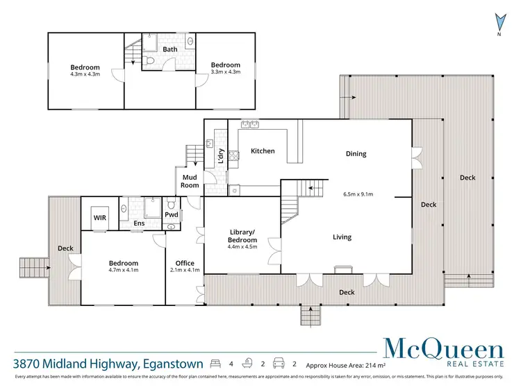 Floorplan of Homely house listing, 3870 Midland Highway, Eganstown VIC 3461