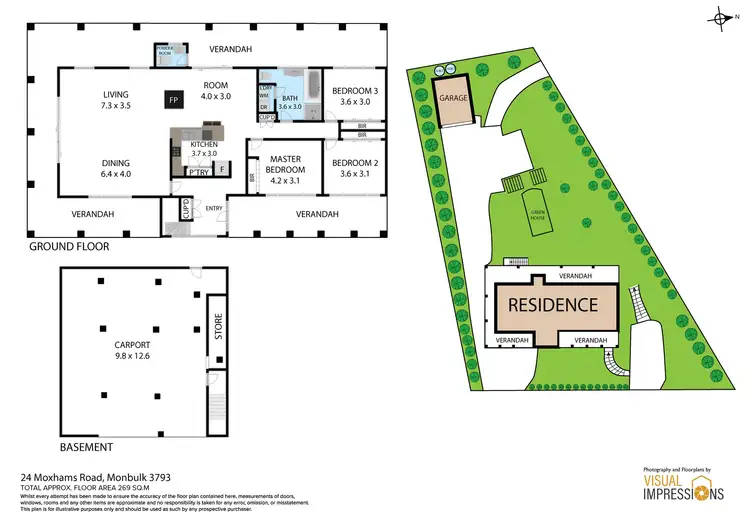 Floorplan of Homely house listing, 24 Moxhams Road, Monbulk VIC 3793