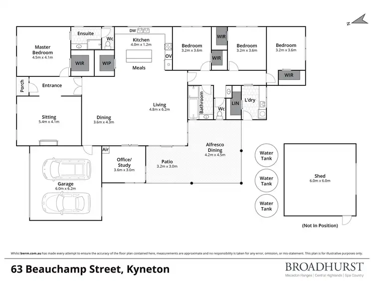 Floorplan of Homely house listing, 63 Beauchamp Street, Kyneton VIC 3444