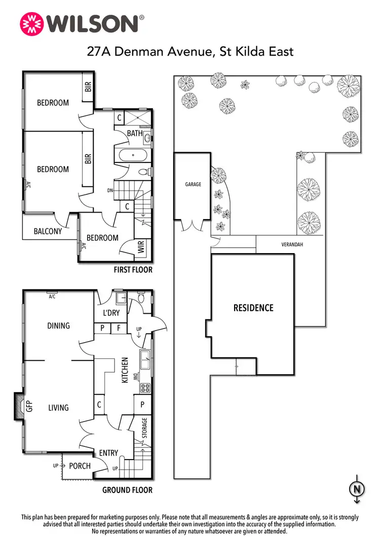 Floorplan of Homely house listing, 27A Denman Avenue, St Kilda East VIC 3183