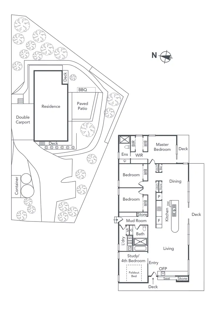 Floorplan of Homely house listing, 33 Elizabeth Road, Red Hill VIC 3937