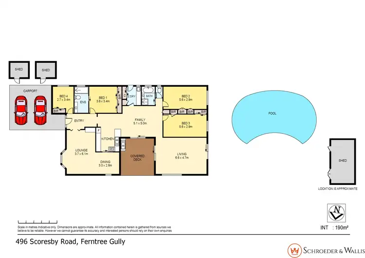 Floorplan of Homely house listing, 496 Scoresby Road, Ferntree Gully VIC 3156