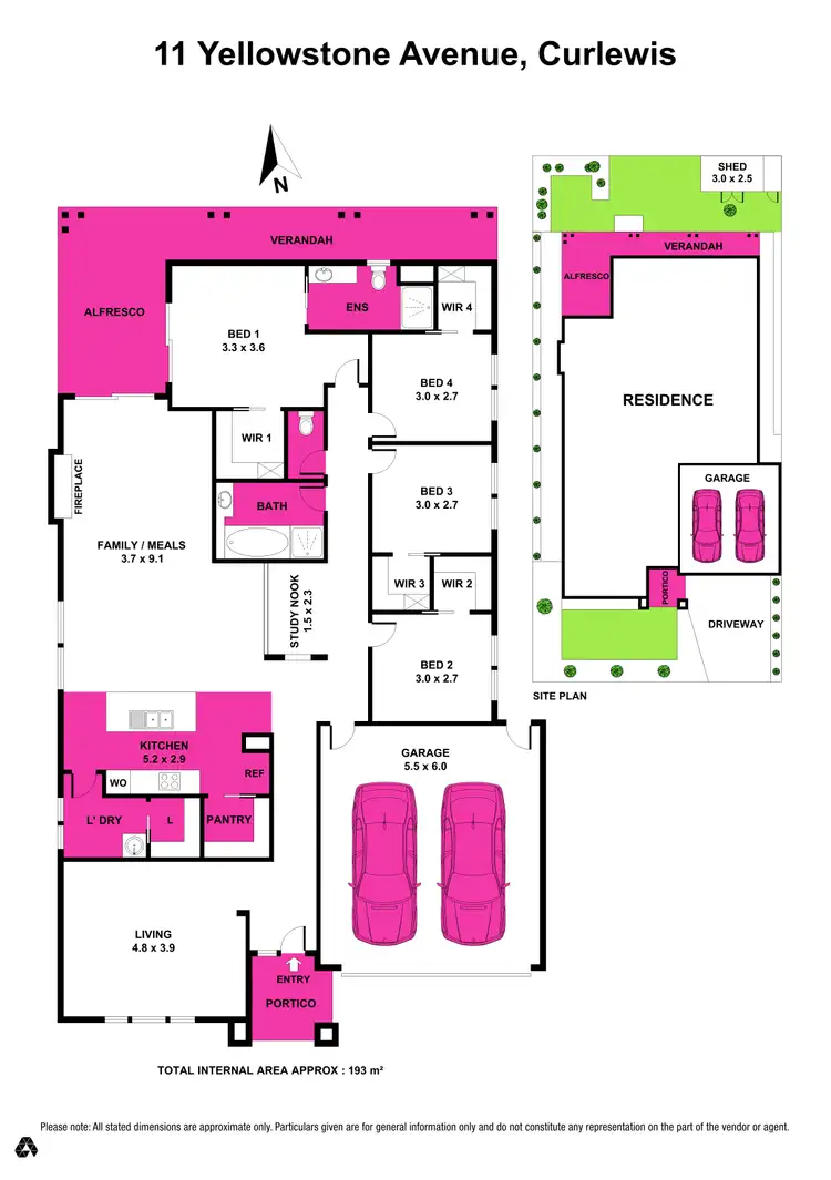 Floorplan of Homely house listing, 11 Yellowstone Avenue, Curlewis VIC 3222