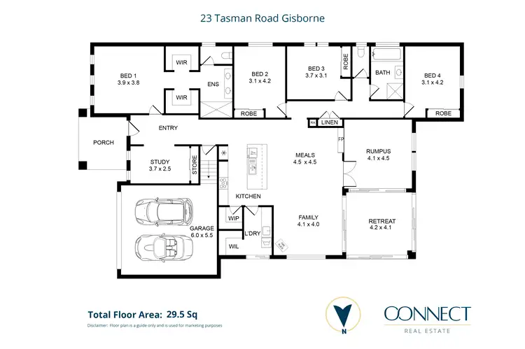 Floorplan of Homely house listing, 23 Tasman Road, Gisborne VIC 3437