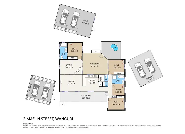 Floorplan of Homely house listing, 2 Mazlin Street, Wanguri NT 810