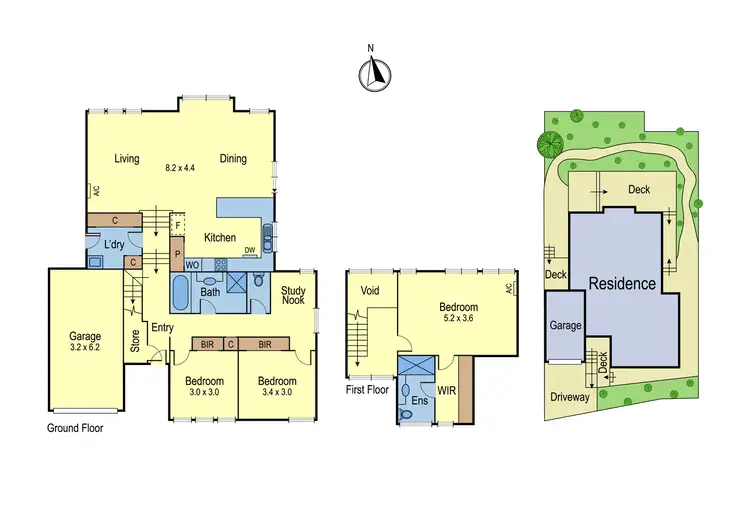 Floorplan of Homely townhouse listing, 21 Monarch Ridge, Lower Plenty VIC 3093