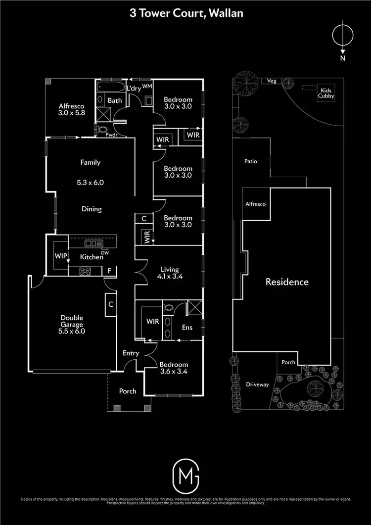 Floorplan of Homely house listing, 3 Tower Court, Wallan VIC 3756