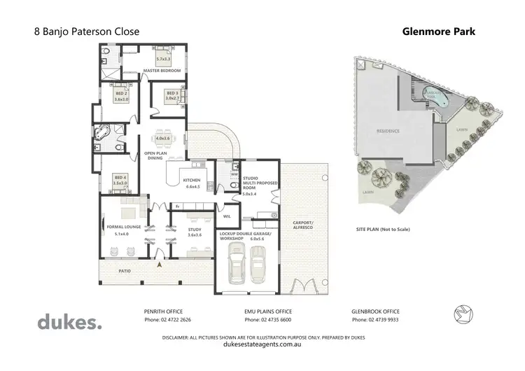 Floorplan of Homely house listing, 8 Banjo Paterson Close, Glenmore Park NSW 2745