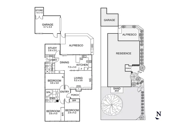 Floorplan of Homely house listing, 52 Fraser Avenue, Edithvale VIC 3196