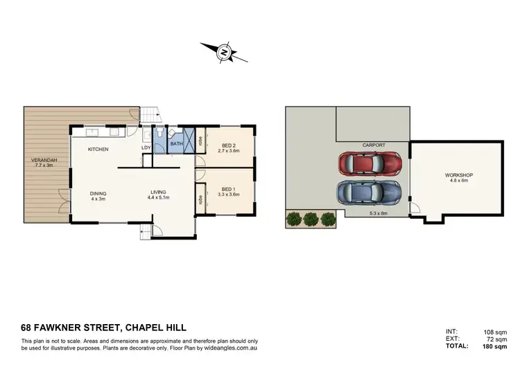 Floorplan of Homely house listing, 68 Fawkner Street, Chapel Hill QLD 4069