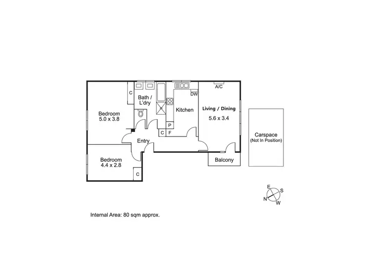 Floorplan of Homely apartment listing, 8/16 Edgar Street, Glen Iris VIC 3146