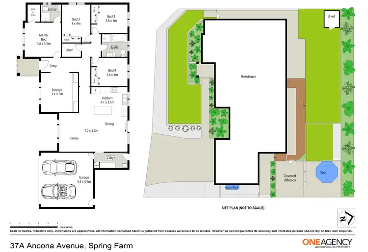 Floorplan of Homely house listing, 37A Ancona Avenue, Spring Farm NSW 2570