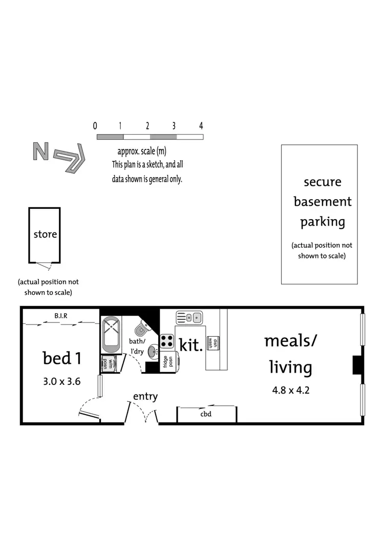 Floorplan of Homely apartment listing, 1205/442 St Kilda Road, Melbourne VIC 3004