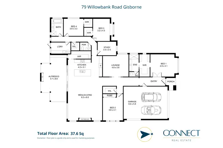 Floorplan of Homely house listing, 79 Willowbank Road, Gisborne VIC 3437